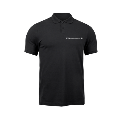 CAMISETA POLO PRETA MASCULINA