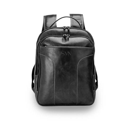 Mochila de Couro com porta Notebook