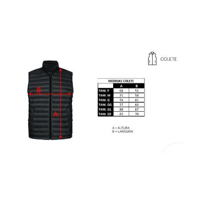 COLETE PERSONALIZADO SVN PRETO